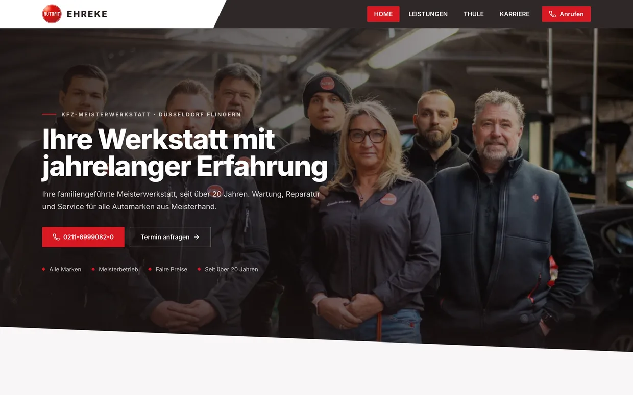 Autocentrum Ehreke, Ansicht am Rechner