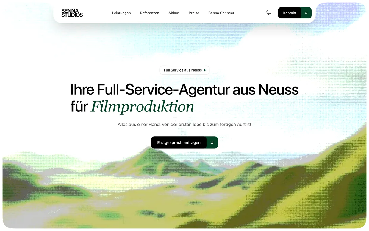 Senna Studios, Ansicht am Rechner